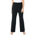 Plus Size Women's Right Fit® Pant (Moderately Curvy) by Catherines in Black (Size 24 W)