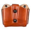 DeSantis Double Magazine Leather Pouch Glock 20/21/29/30 Taurus PT145 Ambidextrous Plain Tan A01TJNNZ0