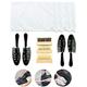 Sneaker Shoe Bag Cleaning Kit Laundry System for Washing Machine - Includes Cleaning Brush and Adjustable Length Shoe Tree