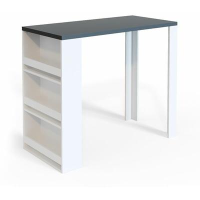 Vicco - Bartisch , Weiß, 57 x 117 cm mit 3 Fächern Image