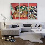 ARTCANVAS Seville Still Life 1910 by Henri Matisse - 3 Piece Wrapped Canvas Painting Print Set Metal in Blue/Green/Red | Wayfair MATISS31-3S-60x40