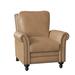 Bradington-Young Richardson 36.5" Wide Standard Recliner Fade Resistant/Genuine Leather in Brown | 41 H x 36.5 W x 43 D in | Wayfair