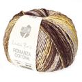 Linea Pura Romanza Cotone von Lana Grossa, Senfgelb/Fuchsia/Rost, aus Baumwolle