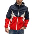 Jack & Jones Colour Blocking Casual Streetwear Men's Hooded Jacket - Multicolour - Small