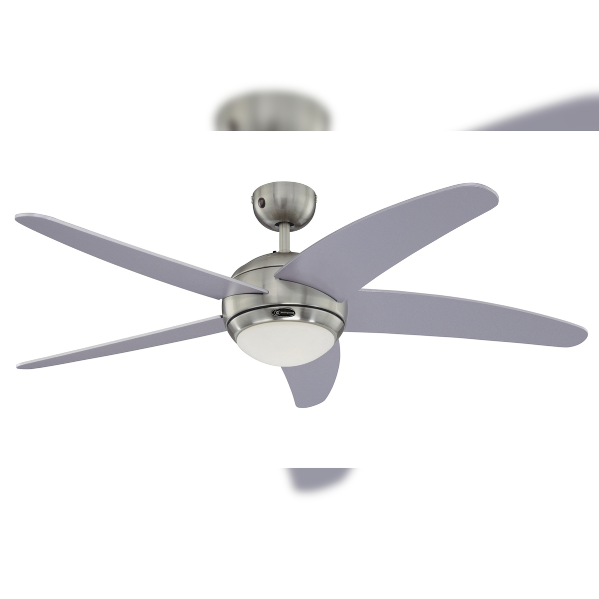 Westinghouse Deckenventilator Bendan Silber mit Licht und Fernbedienung 132 Image