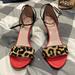 Kate Spade Shoes | Kate Spade Amanda Sandal Size 9 | Color: Black/Red | Size: 9
