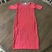 Lularoe Dresses | Lularoe Xxs Julia Dress- Dark Heather Red | Color: Red | Size: Xxs