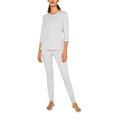 ESPRIT Women's Jordyn Pyjama Set, Grey (Light Grey 040), 14 (Size: 40)