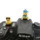 Canard jaune 3D Cartoon Camera Flashlight Hot Shoe Hot Shoe Cover pour IL Nikon Fujifilm