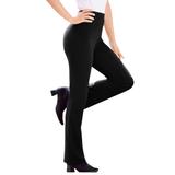 Plus Size Women's Bootcut Ponte Stretch Knit Pant by Woman Within in Black (Size 12 W)