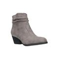 Wide Width Women's Helena Booties by Bella Vita in Grey (Size 8 W)