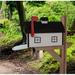 Amish Mailbox, Handmade, Dutch Barn Style Mailbox, Wood in White | 8.5 H x 7.5 W x 22 D in | Wayfair 153C