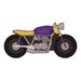 Fan Creations Motorcycle Cutout in Black/Gray/Yellow | 12 H x 12 W x 0.25 D in | Wayfair C2008-LSU