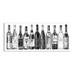 East Urban Home Alcohol Spirits - Graphic Art Print on Canvas in Black | 18 H x 22 W x 1.5 D in | Wayfair B51972D926484F59BC2BAC8BE7DABA9D