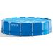 Intex Metal Frame Round Above Ground Swimming Pool w/Pump in Blue | 10' x 30" | Wayfair 28201eh