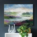 Red Barrel Studio® Pastoral Meadow - Wrapped Canvas Print Canvas, Solid Wood in Blue/Green/Indigo | 12 H x 8 W x 1 D in | Wayfair