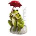 Winston Porter Lukats Frog Rain Gauge Resin/Plastic | 7 H x 7 W x 4 D in | Wayfair 845960