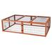 Archie & Oscar™ Gatsby Playpen/Enclosure Solid Wood (common for Rabbit Hutches) in Brown | 18.75 H x 68.5 W x 42.75 D in | Wayfair