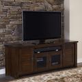 Union Rustic Iuza TV Stand for TVs up to 85" Wood in Brown/Green | Wayfair LNPK1115 34398181