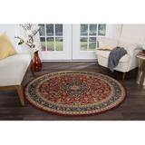 Red/White 63 x 0.39 in Area Rug - Astoria Grand Clarence Oriental Red Area Rug Polypropylene | 63 W x 0.39 D in | Wayfair