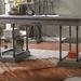 Greyleigh™ Kyler Solid Wood Desk Wood/Metal in Gray | 30.3 H x 59 W x 26 D in | Wayfair F5058C95CF804B928026D262294618FF