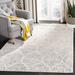 Gray/White 0.37 in Indoor Area Rug - Ophelia & Co. Hayley Geometric Ivory/Silver Area Rug | 0.37 D in | Wayfair 058F53C63DD84017A4E96E287F8DC1C4