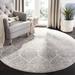 Gray/White 48 x 0.37 in Indoor Area Rug - Ophelia & Co. Hayley Geometric Ivory/Silver Area Rug | 48 W x 0.37 D in | Wayfair