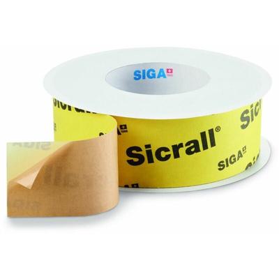 Klebeband Sicrall 40 m x 6 cm gelb Dichtbänder - Siga