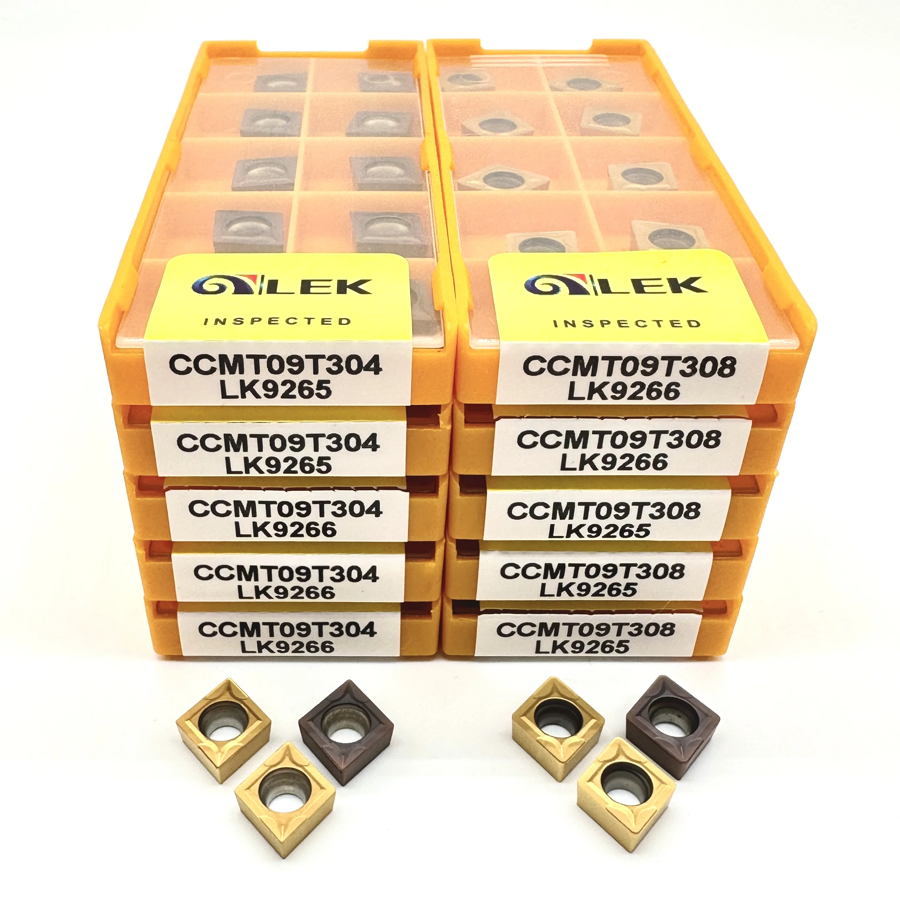 CCMT09T304 CCMT09T308 LK9265 Inserts en carbure outils de tournage internes outils de tour CNC outils de coupe de tournage de haute qualité