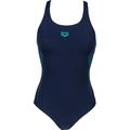 arena Damen Sport Badeanzug Streak Bustier, Größe 40 in Blau