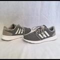 Adidas Shoes | Adidas Neo Cloudfoam Grey Running Shoes 8.5 | Color: Gray/White | Size: 8.5