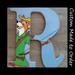 Disney Accents | Hand Painted Disney Robin Hood Letter Art | Color: Blue/Orange | Size: Os