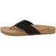 Reef Damen Cushion Strand Flipflop, Black/Natural, 36 EU