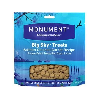 Monument Big Sky Salmon, Chicken & Carrot Recipe Freeze-Dried Cat & Dog Treats, 3.1-oz bag