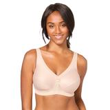 Plus Size Women's Glamorise® Magic Lift® Medium-Impact Wireless Sport Bra 1005 by Glamorise in Cafe (Size 46 DD)