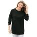 Plus Size Women's Fleece Sweatshirt by Woman Within in Black (Size 2X)