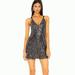 Free People Dresses | Host Pick - Free People Gold Rush Mini Dress | Color: Black | Size: M