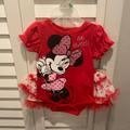 Disney Matching Sets | Disney Baby Minnie Mouse Nwt Matching Set | Color: Red | Size: 6-9mb