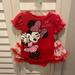 Disney Matching Sets | Disney Baby Minnie Mouse Nwt Matching Set | Color: Red | Size: 6-9mb