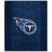 Tennessee Titans 60" x 70" Echo Wordmark Lightweight Blanket