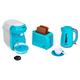Klein Theo 9519 Bosch Breakfast Set I Kitchen accessory set consisting of toaster, coffee maker and electric kettle I Toys for children aged 3 and over