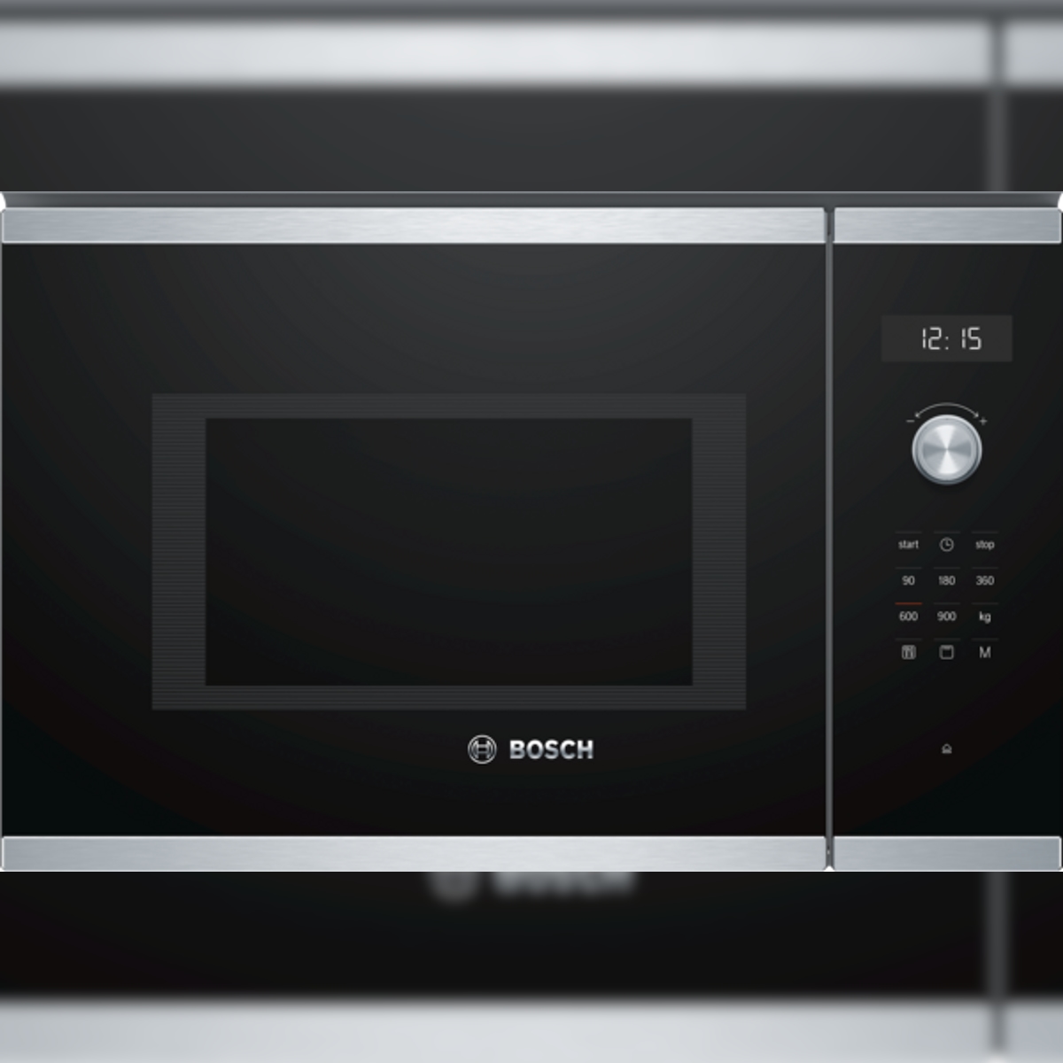 Bosch BEL554MS0 Einbau-Mikrowellengerät 38er Nische Edelstahl, Grill-Funktion Image