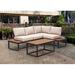 Latitude Run® Camberwell 3 Piece Sectional Seating Group w/ Cushions Metal in Black | Outdoor Furniture | Wayfair 97BC4C63AC0346E9BAC170A00149D71A