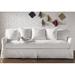 Birch Lane™ Wendell 90" Slipcovered Sofa, Wood in Black/Brown/Green | 38 H x 90 W x 43 D in | Wayfair DD9F21EEDD754A3CA44497B07F1BF65A