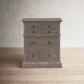 Birch Lane™ Bedminster 4 - Drawer Dresser Wood in Brown | 48 H x 41 W x 20 D in | Wayfair 9BD4587B08C443E4955AAEEBD8EBE6EB