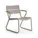 OASIQ Corail Patio Chair w/ Cushion Metal in Gray | 30.88 H x 25.75 W x 31.44 D in | Wayfair 1001020011000-FV