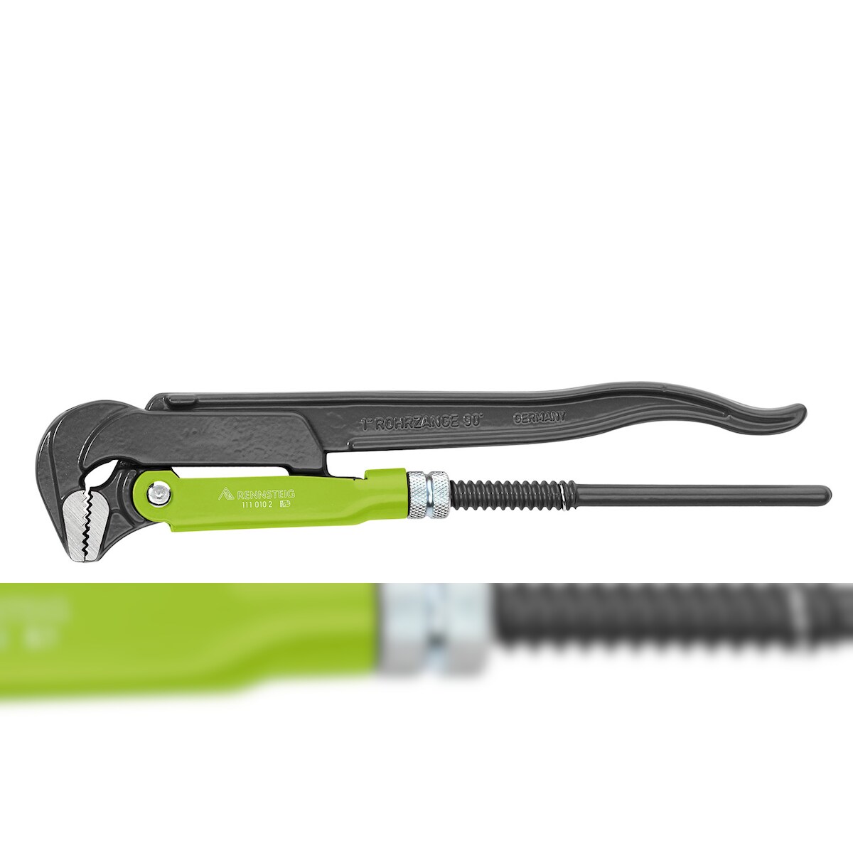 Rennsteig 111 040 2 Rohrzange Standard 90 Grad 4 Zoll Image