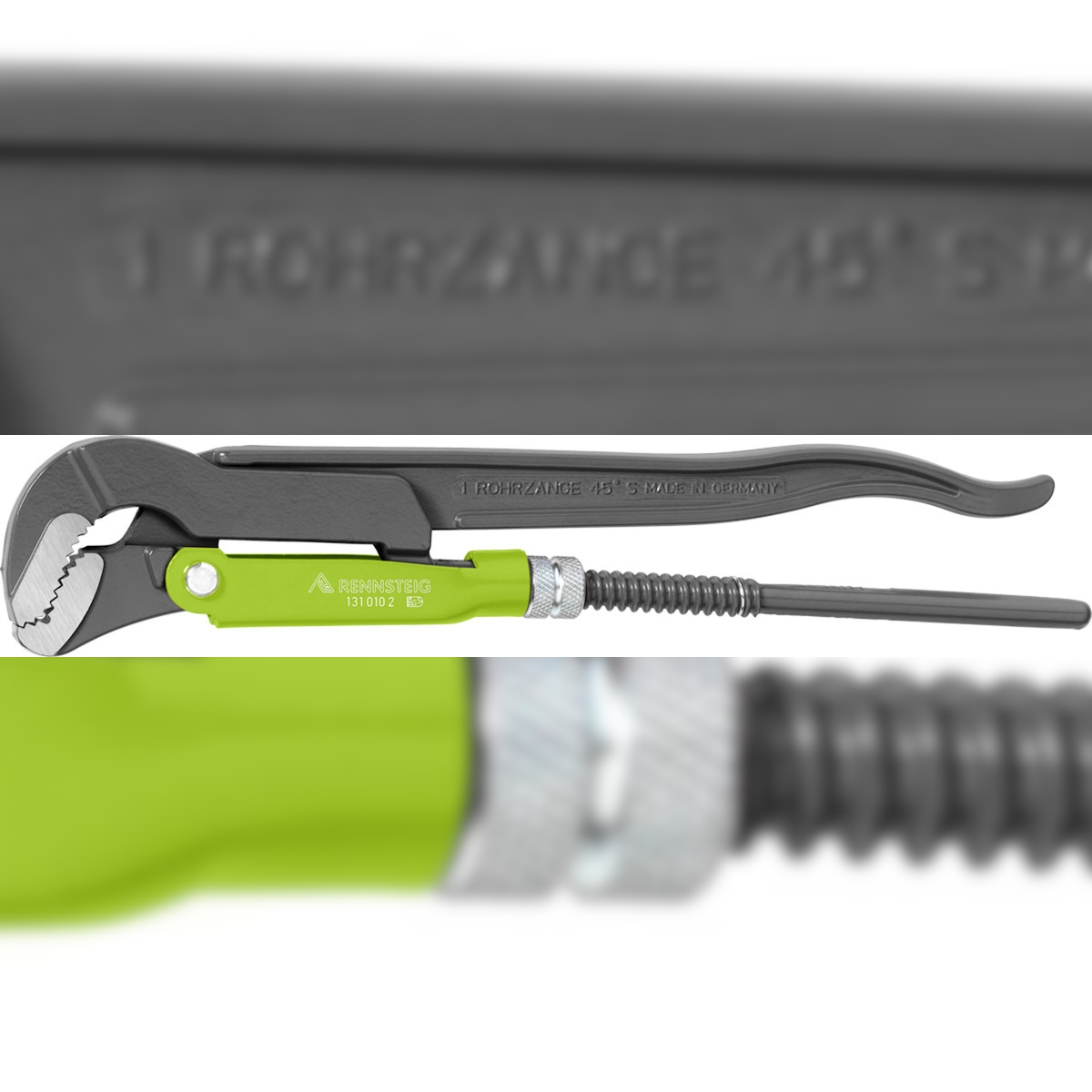 Rennsteig 131 015 2 Rohrzange Standard S-Maul 1 1/2 Zoll Image