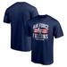 Men's Fanatics Branded Navy Air Force Falcons Americana T-Shirt