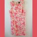 J. Crew Dresses | J Crew Nwt Sun Faded Tropical Sheath Dress Sz 8 | Color: Cream/Orange | Size: 8